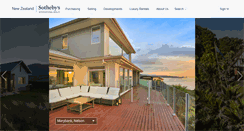 Desktop Screenshot of nzsothebysrealty.com